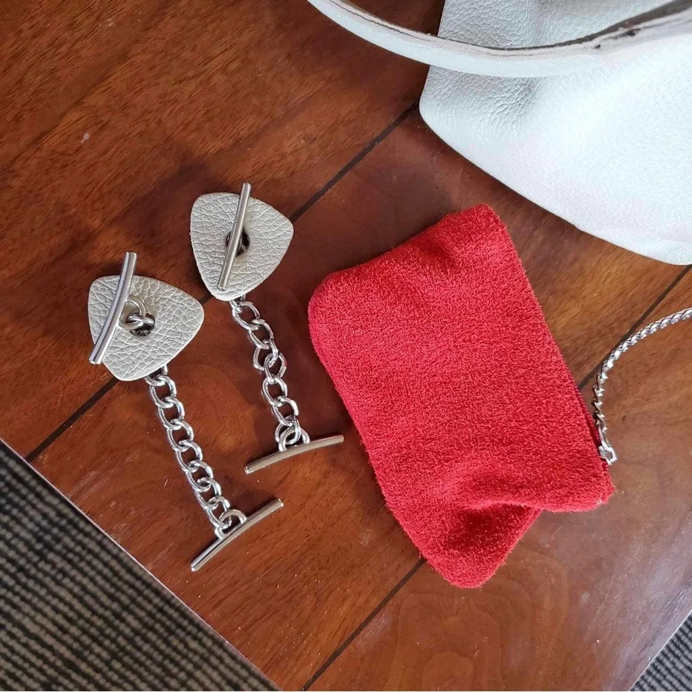 Creazioni In Pelle Genuine Leather Reversible Handbag Made In Italy - Picture 6 of 7